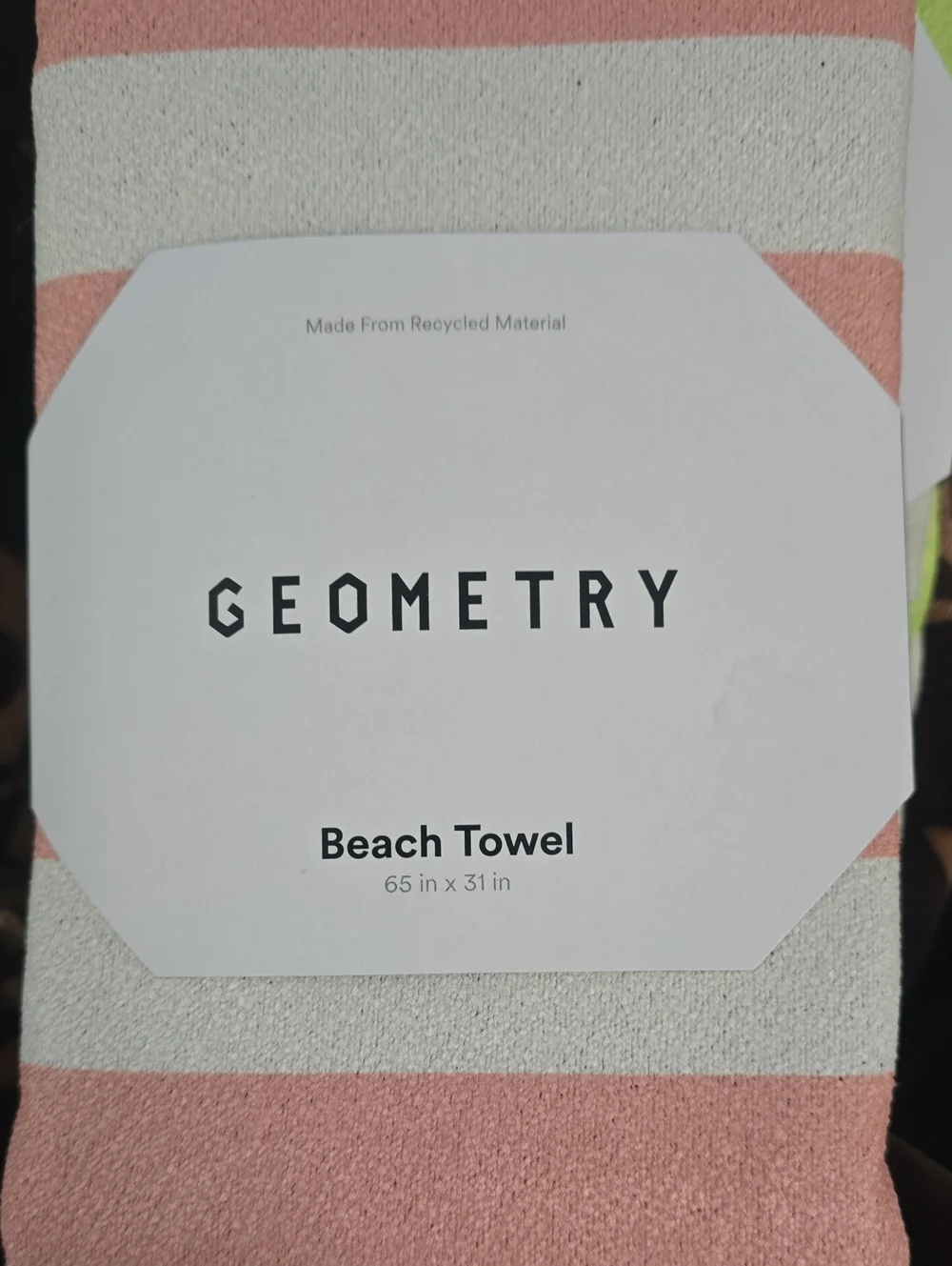 GeometryCabana Beach Towel- NWT